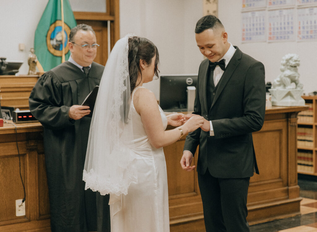 elopement at king county courthouse