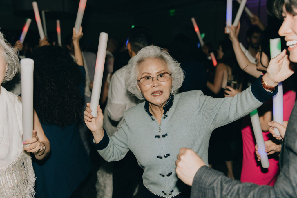 grandma dancing at the woodmark hotel